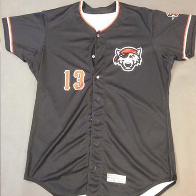 Erie SeaWolves 2014 Erie Seawolves Game Worn Lance Parrish Jersey