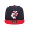 Pawtucket Red Sox Navy/Red Classic Road 5950 Hat