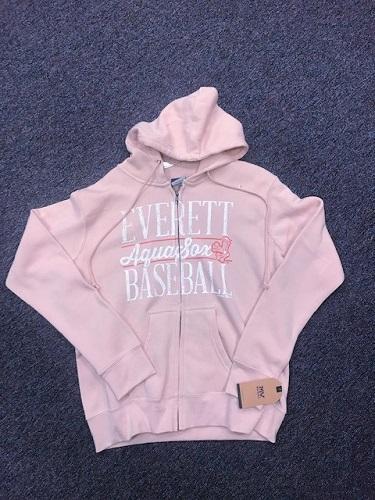 Women's Peach Zip-Up Hood