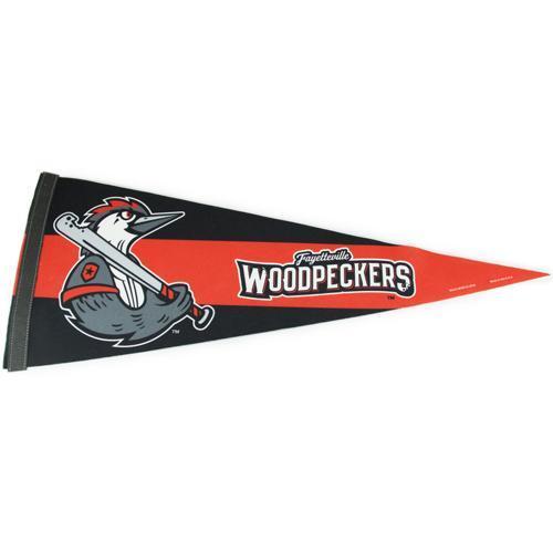 Fayetteville Woodpeckers Wincraft Pennant Black