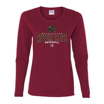 PENSE L/S LADIES T, SACRAMENTO RIVER CATS