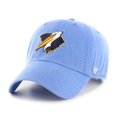 Myrtle Beach Pelicans 47 BRAND PERWINKLE BLUE ALT SC CLEAN UP