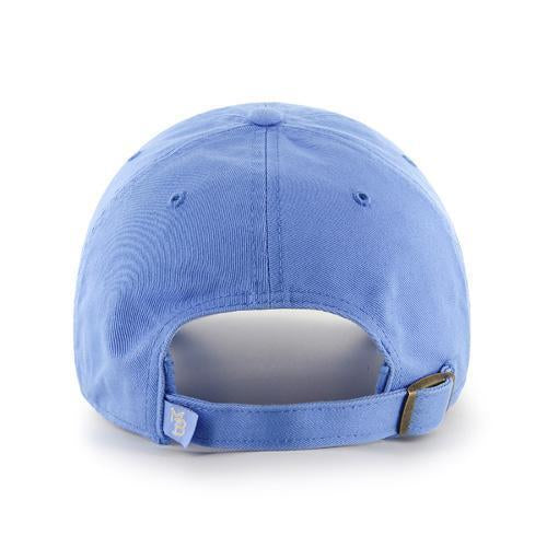 Myrtle Beach Pelicans 47 BRAND PERIWINKLE BLUE GAME CLEANUP ADJUSTABLE CAP