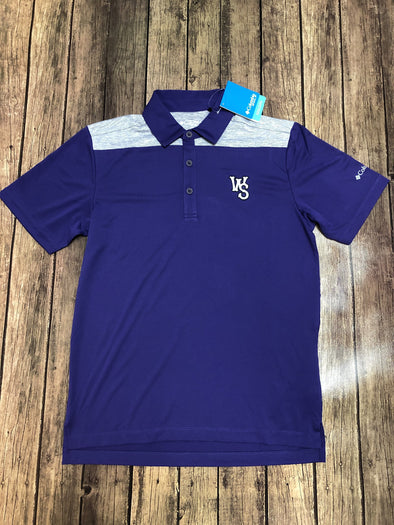 Purple Columbia Omni Wick Utility Polo
