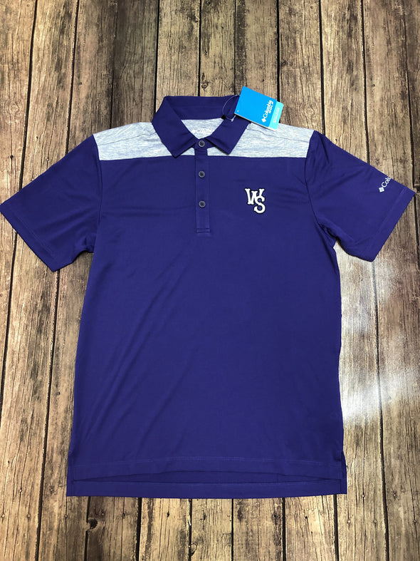 Purple Columbia Omni Wick Utility Polo