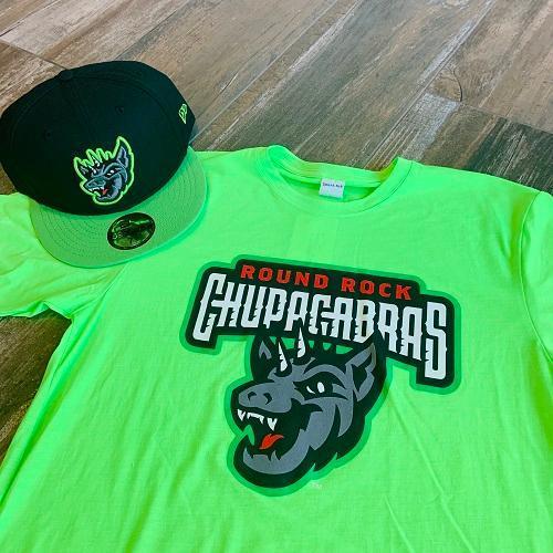 Round Rock Express Round Rock Chupacabras Neon Performance Tee