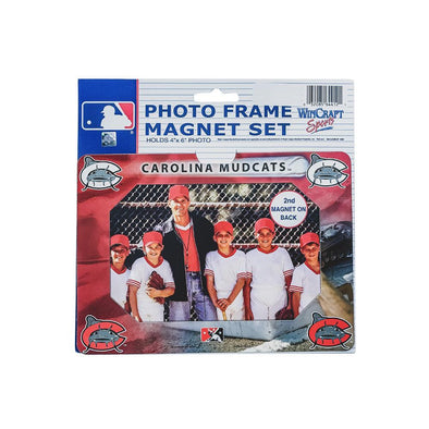 Carolina Mudcats Photo Frame Magnet-set