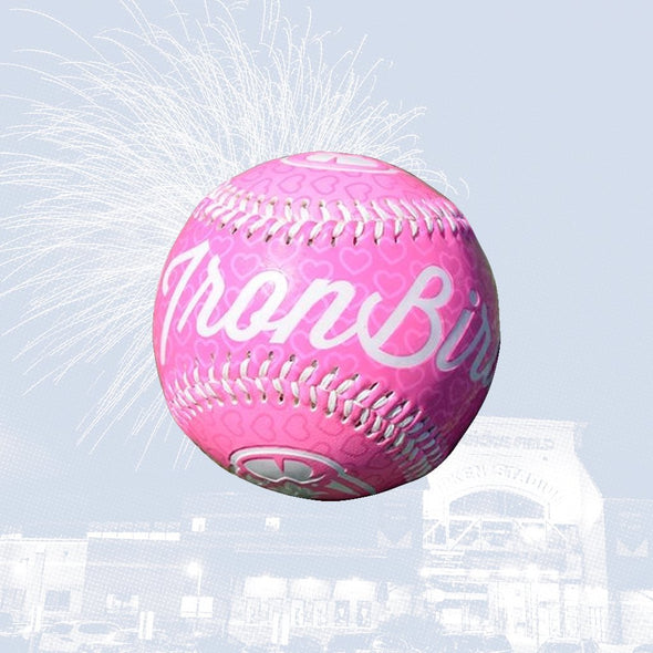 Aberdeen IronBirds pink baseball