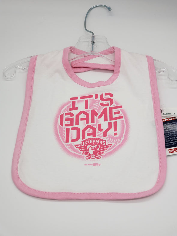 Lancaster JetHawks Infant Pink Bib "Game Day"