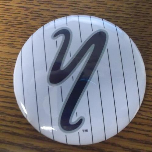 Staten Island Yankees Y Logo Pinstripes Button