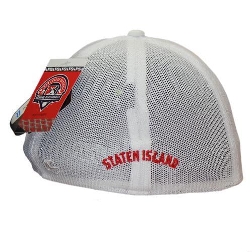 Staten Island Pizza Rats OC Sports Grey/White Rat Head Stretch Fit Cap