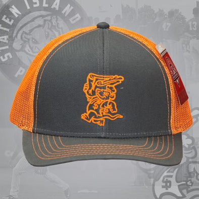 Staten Island Pizza Rats OC Sports Neon Orange Chef Snapback Cap