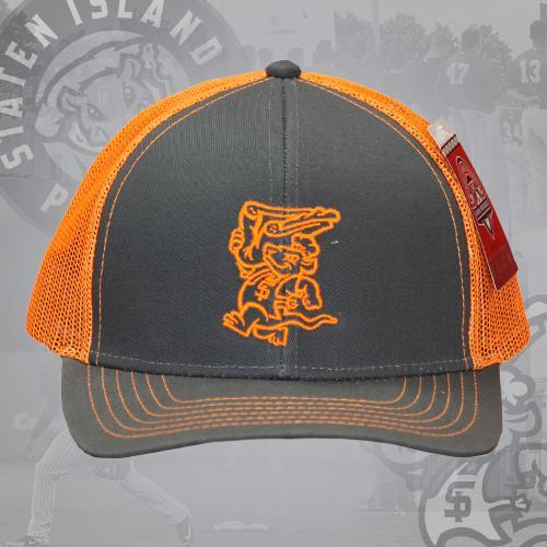Staten Island Pizza Rats OC Sports Neon Orange Chef Snapback Cap
