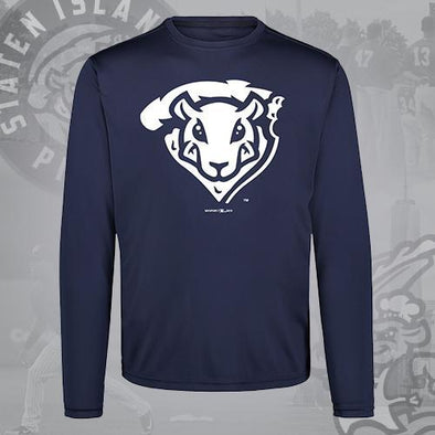 Staten Island Pizza Rats MV Sport Navy Sunproof Long Sleeve