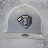 Staten Island Pizza Rats OC Sports Grey/White Rat Head Stretch Fit Cap