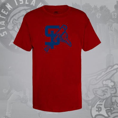 Staten Island Pizza Rats MV Sport Red Pizza Pennant Youth T-Shirt