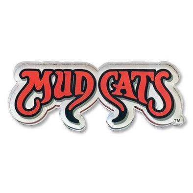 Carolina Mudcats Script Magnet