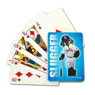 Portland Sea Dogs Playing Cards with Slugger Image