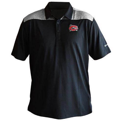 Carolina Mudcats Black Omni-Wick Utility Polo