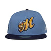Montgomery Biscuits Official Powder Blue Affiliate Fitted Hat