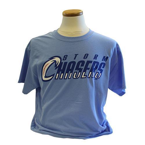 Omaha Storm Chasers Youth Powder Blue Alt Jersey Replica Tee