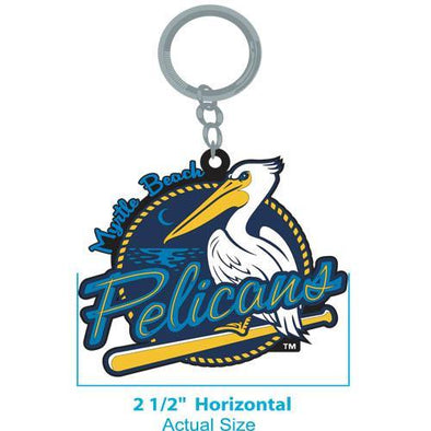 MYRTLE BEACH PELICANS PSG LOGO KEY CHAIN
