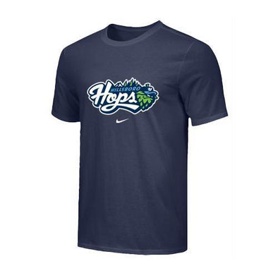 Nike Primary Logo T-shirt Navy, Hillsboro Hops