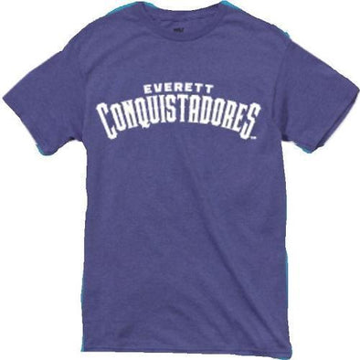 Everett AquaSox Purple Conquistadores Tee