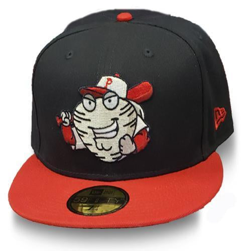 Pawtucket Red Sox Navy/Red Pawtucket Fightin' Quahogs 5950 Hat