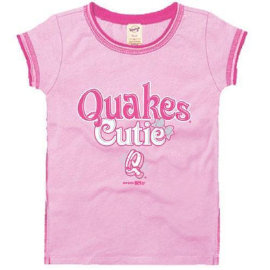 Rancho Cucamonga Quakes Toddler Cutie Bow Tee