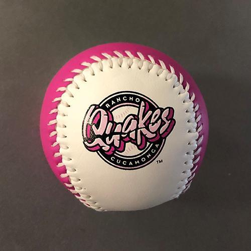 Rancho Cucamonga Quakes Pink Logo Ball