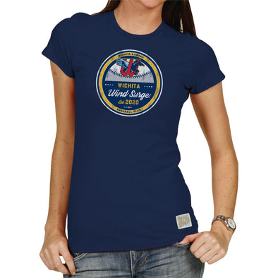 WOMEN'S BASIC TEE-NAVY