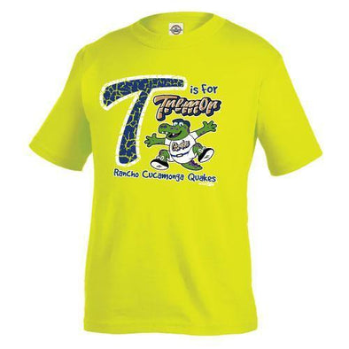 Rancho Cucamonga Quakes Toddler T is for Tremor Tee