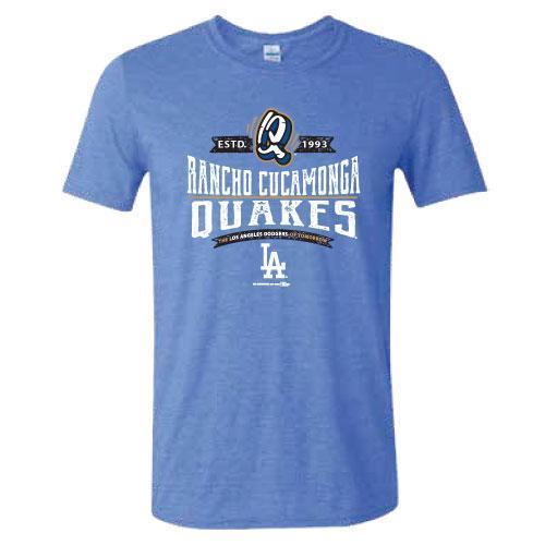 Rancho Cucamonga Quakes Heathered Royal Affiliate Tee