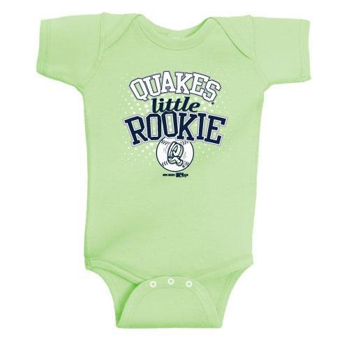 Rancho Cucamonga Quakes Infant Mint Onesie