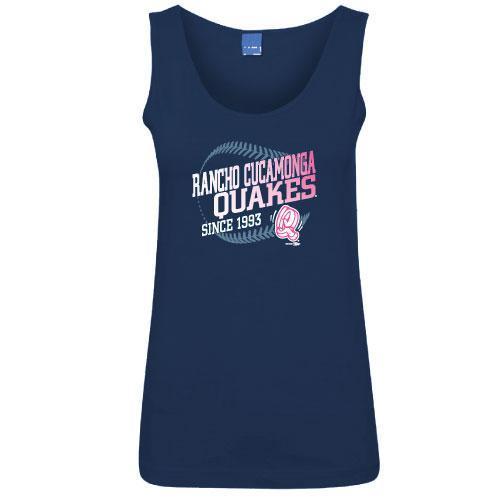 Rancho Cucamonga Quakes Youth Girls Navy Tank