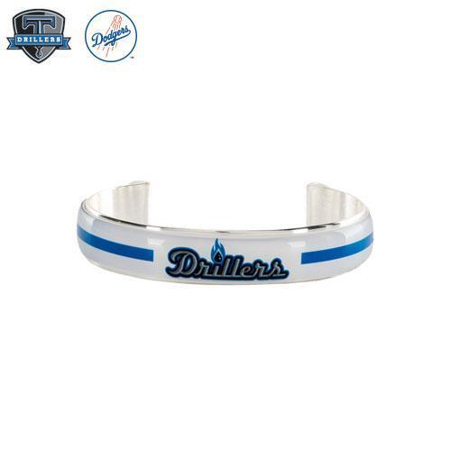 Tulsa Drillers Rustic Cuff Art Deco .5 Stripe