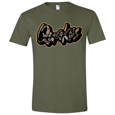 Camo Quakes Script Tee