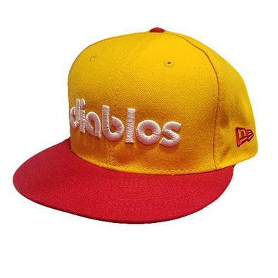 El Paso Chihuahuas HAT- 5950 GOLD/RED DIABLOS