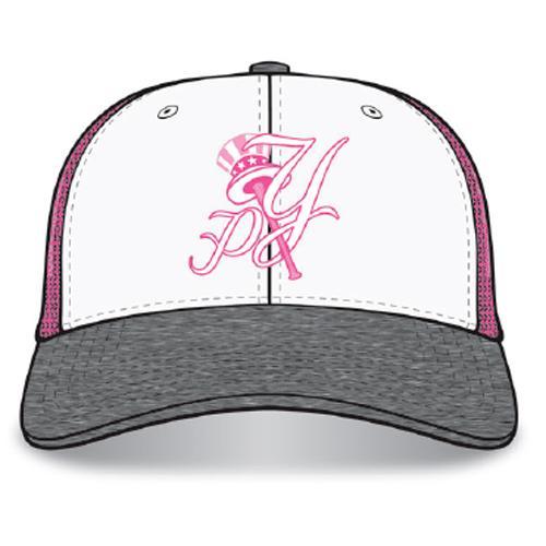 Pulaski Yankees Pink/Heather Cap