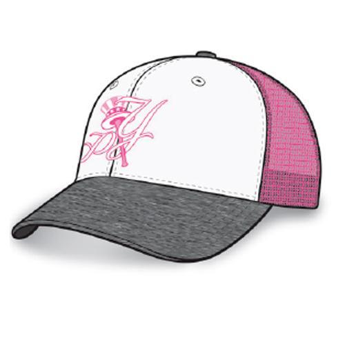 Pulaski Yankees Pink/Heather Cap