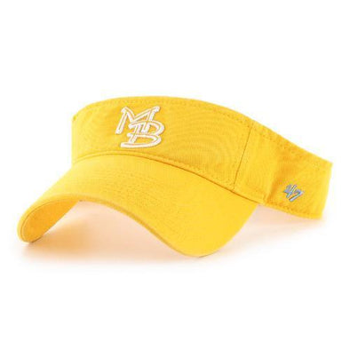Myrtle Beach Pelicans 47 BRAND YELLOW RGW GM VISOR