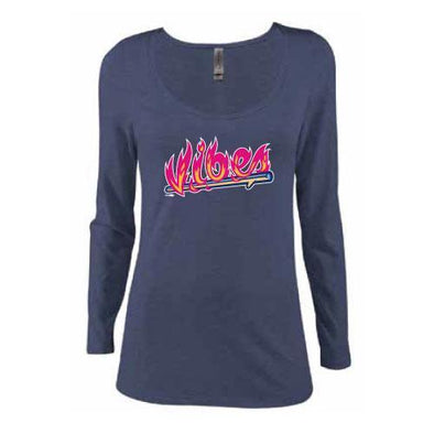 Rocky Mountain Vibes Women's Scoopneck Long Sleeve