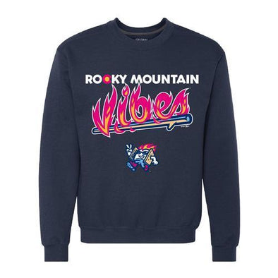 Rocky Mountain Vibes Navy Crewneck Sweatshirt