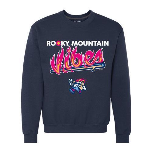 Rocky Mountain Vibes Navy Crewneck Sweatshirt