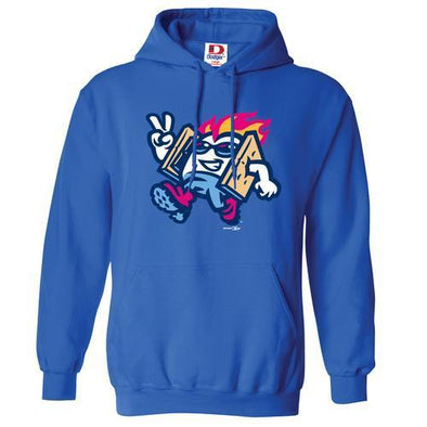 Rocky Mountain Vibes Youth Game Cap Logo Royal Blue Hoodie
