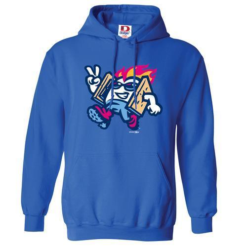 Rocky Mountain Vibes Youth Game Cap Logo Royal Blue Hoodie