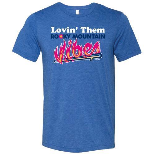Rocky Mountain Vibes Lovin' Them Rocky Mountain Vibes Tri-Blend T-Shirt