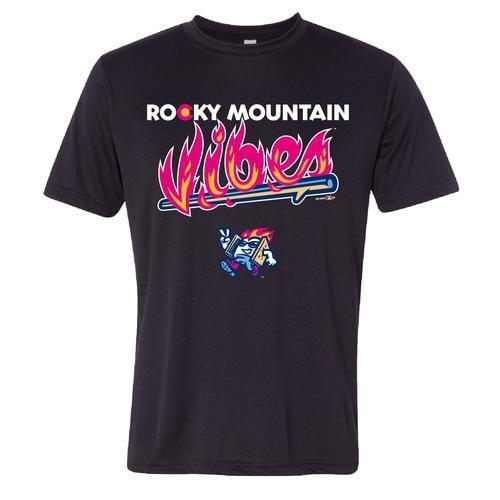 Rocky Mountain Vibes Black Performance T-Shirt