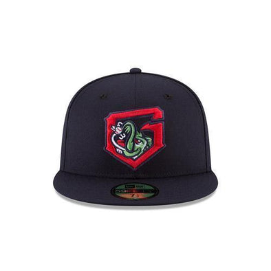 NEW ERA GWINNETT STRIPERS ON-FIELD ROAD 59FIFTY FITTED CAP